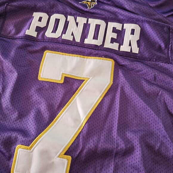 Vintage Christian Ponder Stitched Minnesota Vikings NFL Football Jersey 52 XL 2X - Picture 2 of 7
